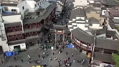 4K航拍5A级景区南京夫子庙视频的预览图